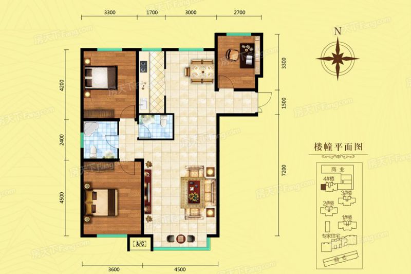 包頭裝修方案包頭奧林1號131.44㎡