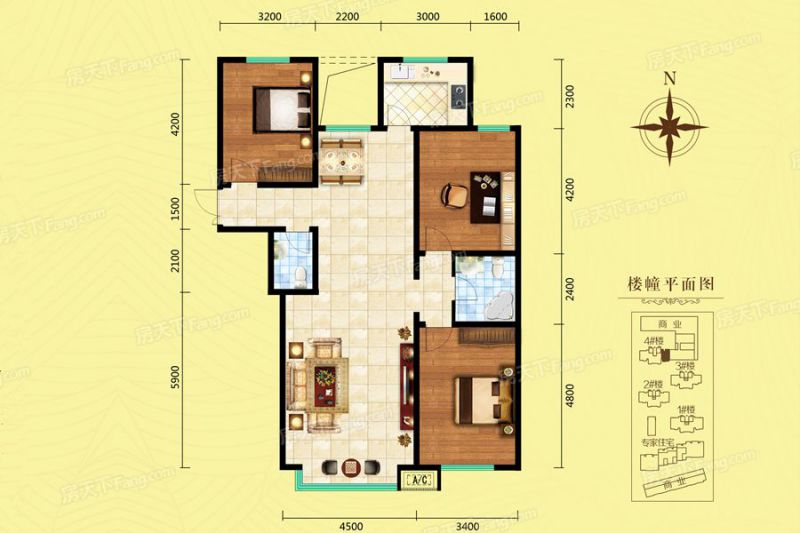 包頭裝修方案包頭奧林1號143.70㎡