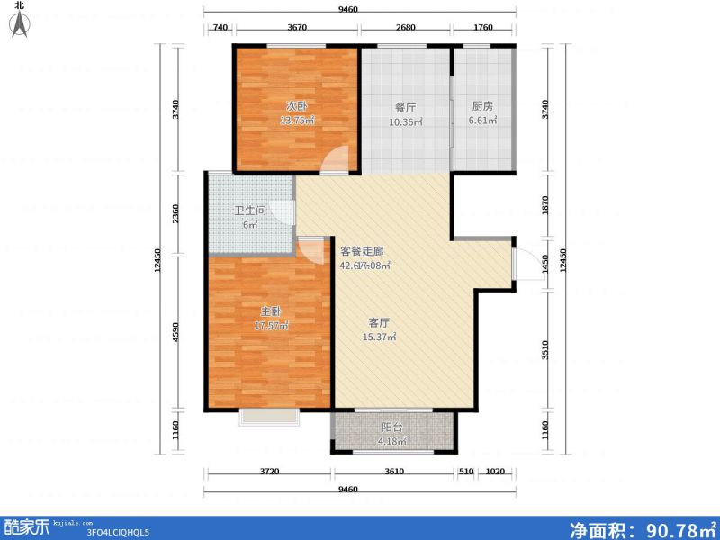 包頭裝修方案包頭天疆驪城115㎡