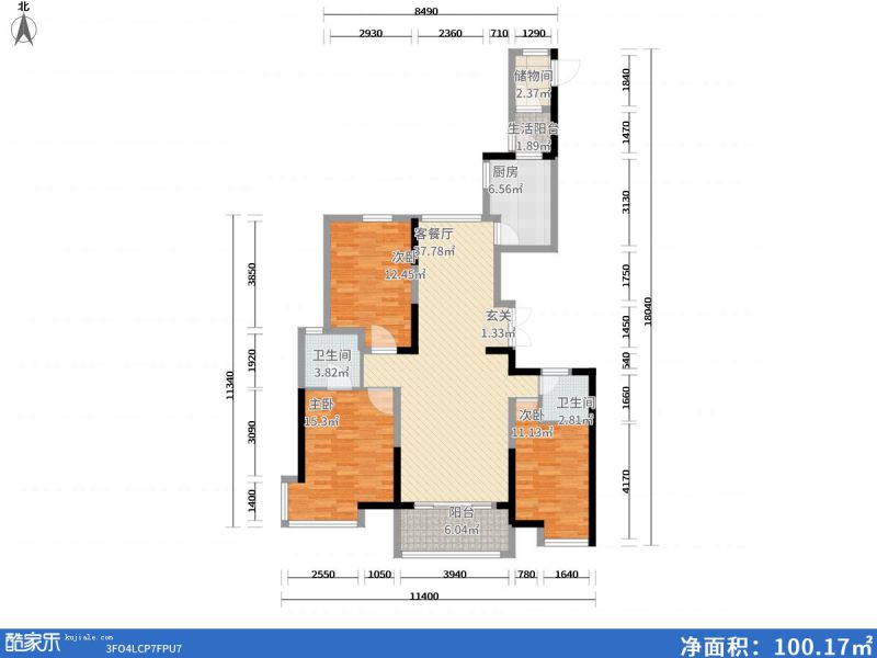 包頭裝修方案包頭萬達(dá)廣場144㎡