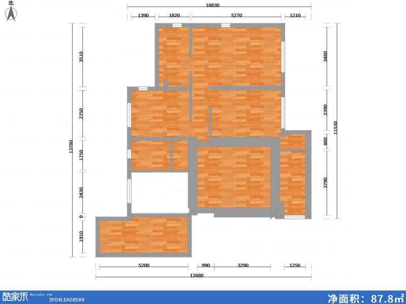 包頭裝修方案包頭中建·御瀾世家142㎡