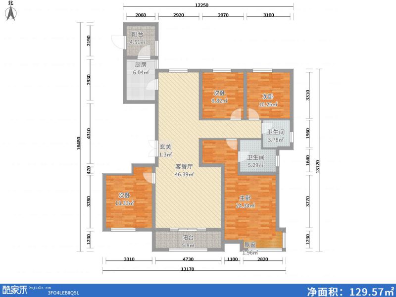 包頭裝修方案包頭萬合廣場183㎡