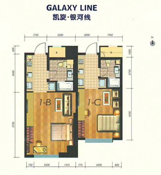 包頭裝修方案包頭凱旋銀河線54㎡