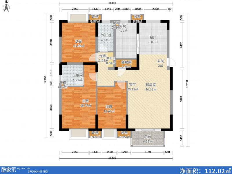 包頭裝修方案包頭江南文樞苑二期159㎡