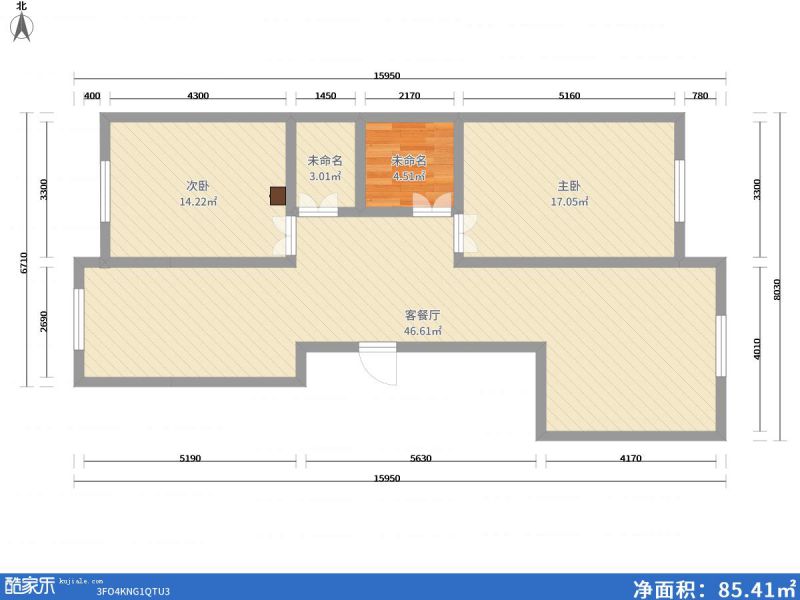 包頭裝修方案包頭六合成107㎡